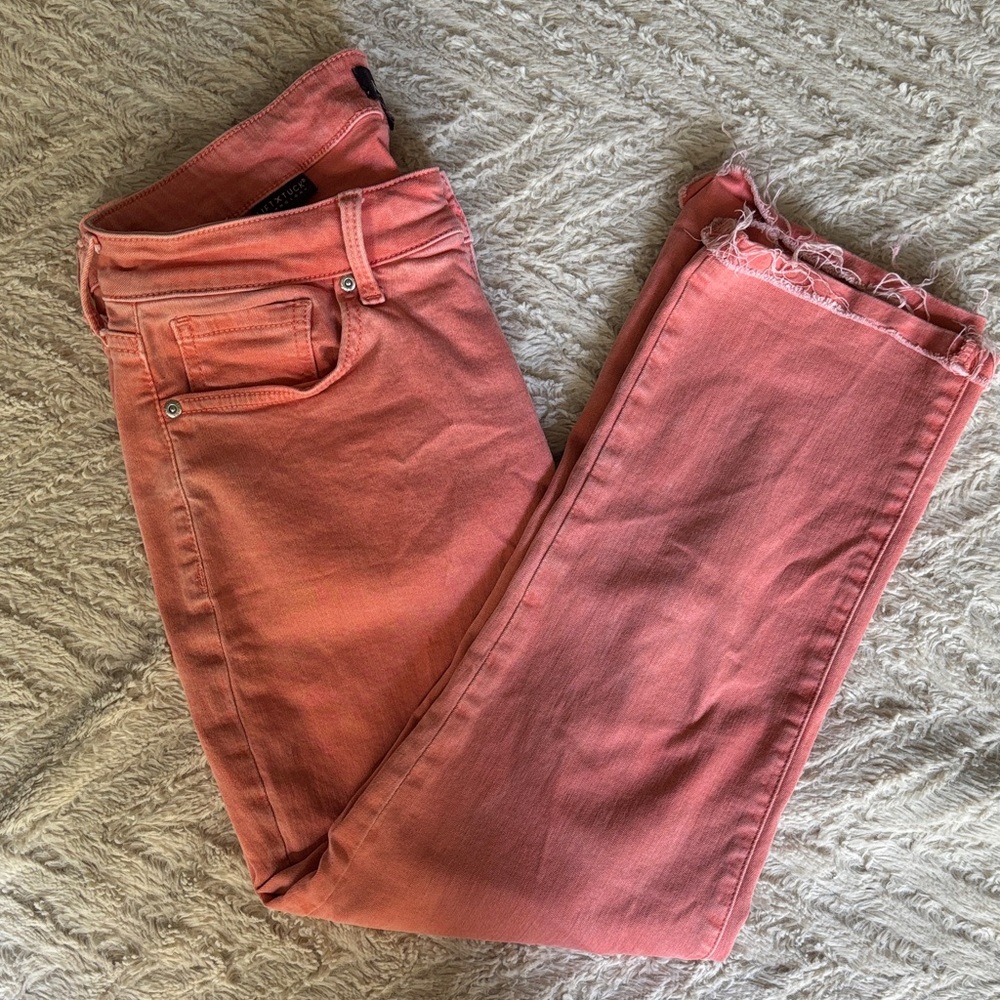 NYDJ Lift Tuck Coral Women's Jeans 6